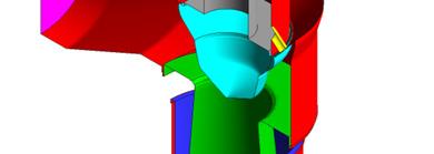 - ṁ = 4,44 kg s -1 lícové stěny difuzoru absolutní drsnost povrchu = 1,6 µm (Ra 0,8) rubové stěny difuzoru absolutní drsnost povrchu = 6,4 µm (Ra