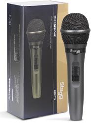 SDMP15 dynamický mikrofon Stagg MIS-0722BK mikrofonní stojan Obj. č.