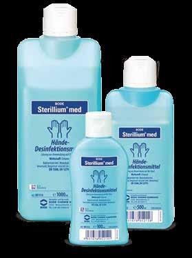 Chirurgická dezinfekce již za 3 minuty. Antiperspirantní účinek.