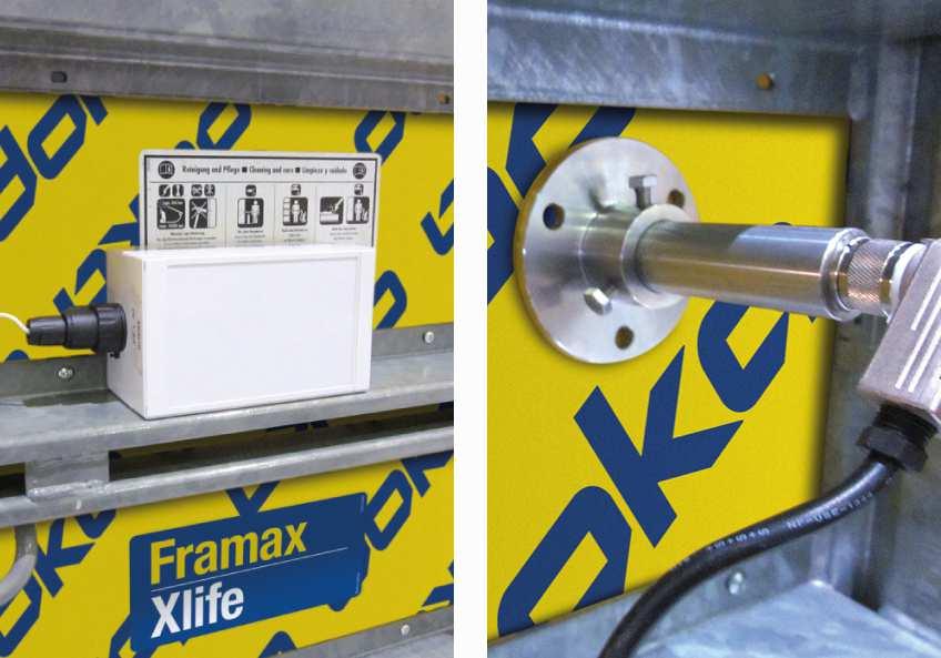 5) Pro sledování svislých konstrukcí jsou využívány senzory umístěné přímo v bednění. V tomto případě v rámovém bednění Doka Framax Xlife.