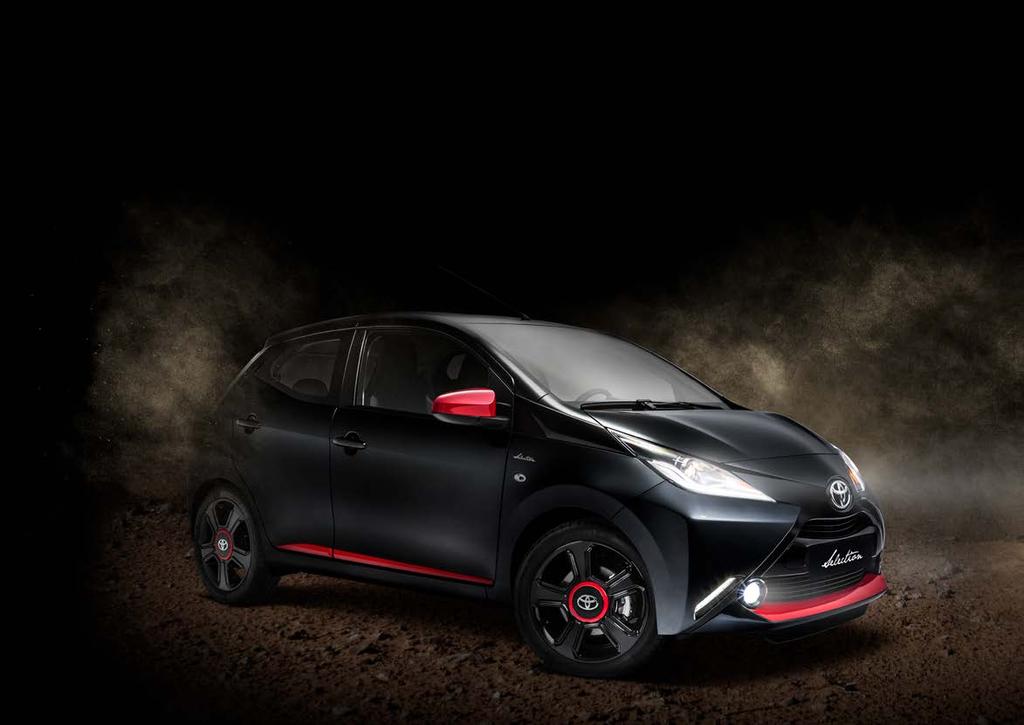 AYGO X-TREME Černá a červená.