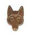 brigadýrky uprostřed středové osy (POUZE PRO VS) vlk šířka 1,2 cm; výška 1,9 cm kovový odznak oříznutá hlava vlka; povrch bronzové barvy;