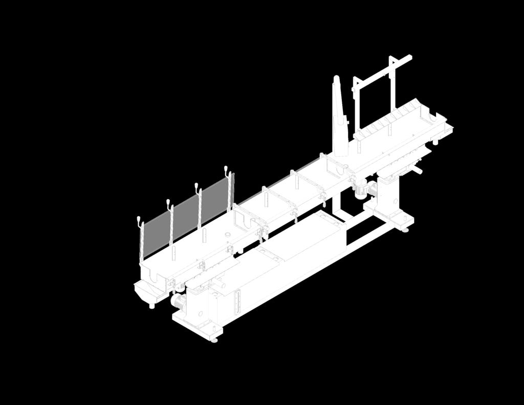 Automatizovaná kalibrační vana z extruderu Chladicí vana pro výrobky z extruderu umožňuje automatické nastavování ve třech osách pomocí elektrických