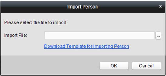 4) Soubor aplikace Excel s informacemi o osobách vyberte kliknutím na. 5) Pro zahájení importu klikněte na tlačítko OK.