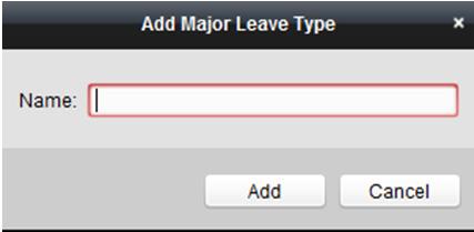 Pro odstranění typu hlavní dovolené klikněte na. 3. Přidat typ menší dovolené. 1) Vyberte typ menší dovolené. Na pravém panelu se zobrazí typ menší dovolené, náležící k tomuto typu hlavní dovolené.