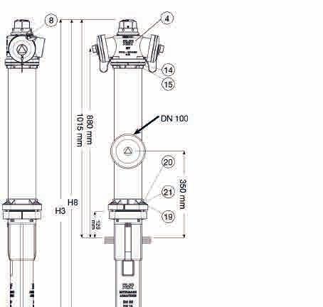 AVK PREMIUM NADZEMNÍ HYDRANT Model N7, tuhé i lámací (objezdové) provedení, obj.č. dle typu 12.6.1-4 jednoduchý i dvojitý uzávěr 84/90-93 Technický popis 1.