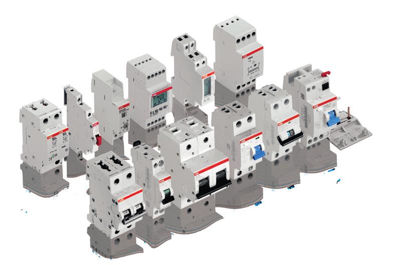 Řada System pro M compact MCB Jističe na lištu DIN RCD (Residual Current Devices - přístroje reagující na reziduální ) Proudové chrániče bez nadové ochrany (RCCB); RCD bloky; Proudové chrániče s