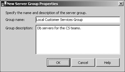 Vytvoření skupiny serverů Kapitola 1 Správa SQL Serveru 33 Skupinu či podskupinu serverů je možné vytvořit následujícím postupem: 1.