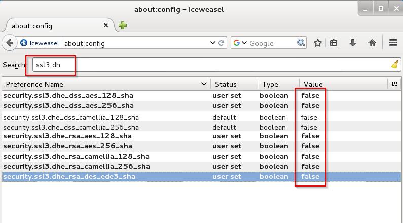 Obr. 6.10: Upravení prohlížeče na klientském počítači Na počítači cl1 spusťte program Iceweasel a přihlaste se na aplikaci bwapp pomocí uživatelského účtu bee.