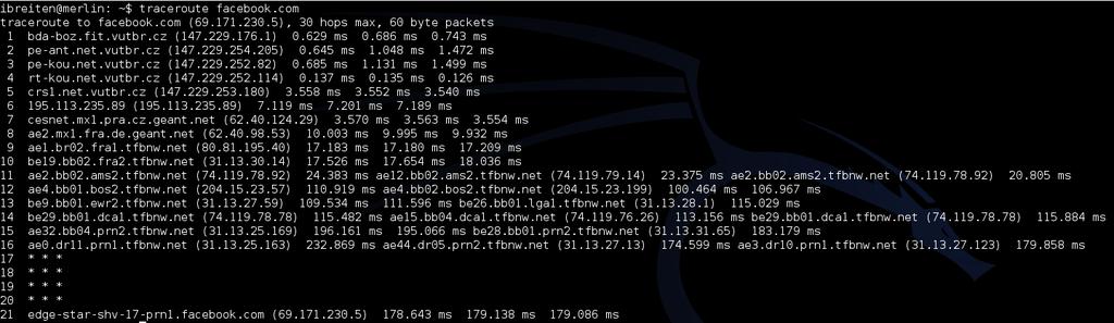 Komunikace na internetu Kdo všechno může vidět přenášená data?