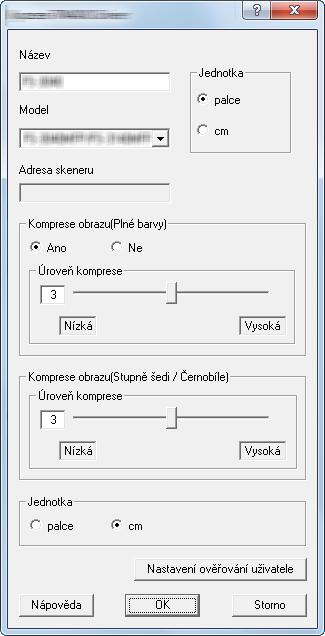 Ve výsledcích vyhledávání vyberte [TWAIN Driver Setting]. 2 Klikněte na [Přidat]. 2 Proveďte konfiguraci ovladače TWAIN.