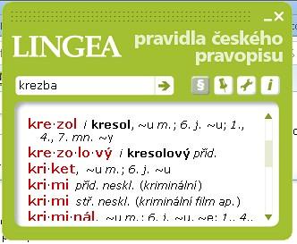 slovníku.