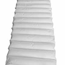 rozměr: 45 40 cm antidekubitní podložka 936 Podložka je vyrobena ze 100% bavlny a je plněná polypropylénovým granulátem. Antidekubitní podložka je vhodná pro pacienty s delším pobytem na lůžku.