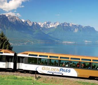 Vycházka k hradu aigle obklopenému vinicemi. Odjezd do luxusního Montreux u ženevského jezera. Z Montreux populárním zlatým vlakem GoldenPass Panoramic až do Zweisimmen.