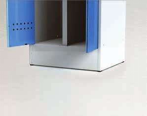 Modul 50 mm 500 Hloubka všech skříní 500 mm 800 69 75 50 6 - Skříň je vybavena jednoplášťovými