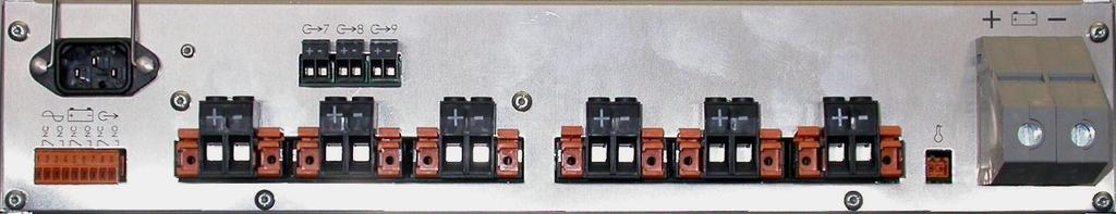 Backup Power mode Zapojení: PLN-24CH12, 24V PRS-48CH12, 48V 230V výstup ~ 28/56VDC 5A Poruch.