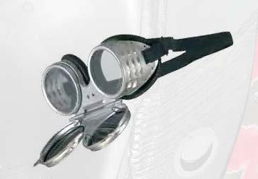 průhledu, odolává běžně používaným kapalnám, používá se výhradně pro ochranu svářečského fltru před usazováním