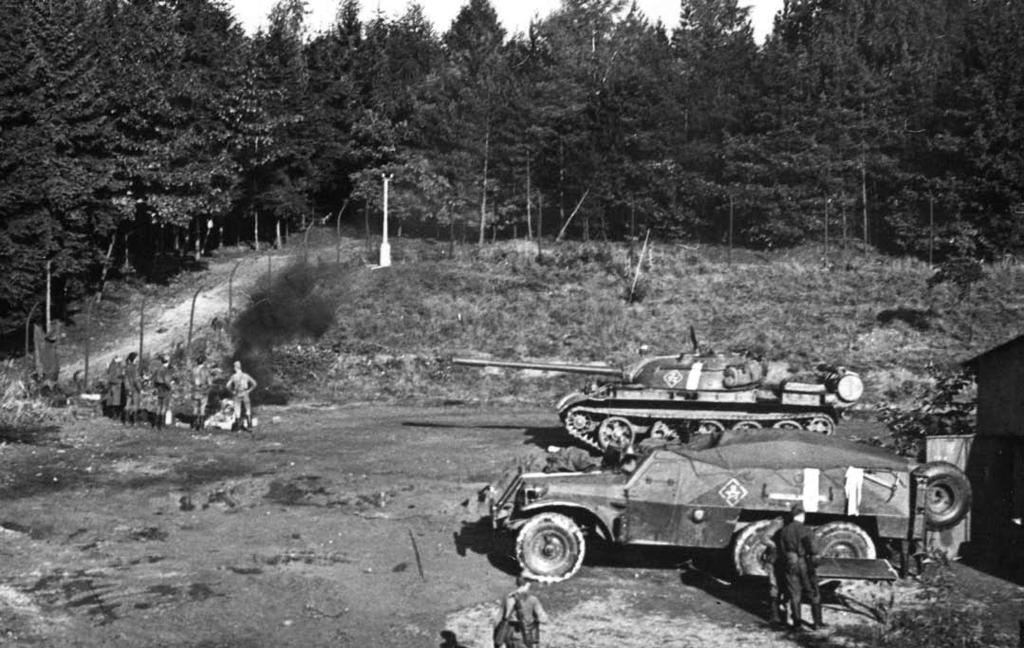 VI. Armáda v srpnu 1968 25 Sovětská armáda u televizního vysílače Praha-Cukrák (ÚSD) podle konkrétní situace požadovat odchod spojeneckých vojsk z našich objektů a vysvětlovat jim škodlivost jejich