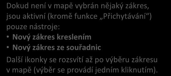 zákresu. Obrázek 16: Panel s nástroji pro kreslení a oknem projektu 3.