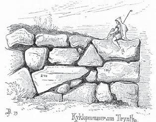 12. Cyclopean Wall, the Palace of Tirynth, 14 th century BC. Repro: DURM, J.: Die Baukunst der Griechen. Darmstadt 1881, p. 22. 13. J. Plečnik: Acccess to the Deer Moat, Prague Castle, 1932 1933.