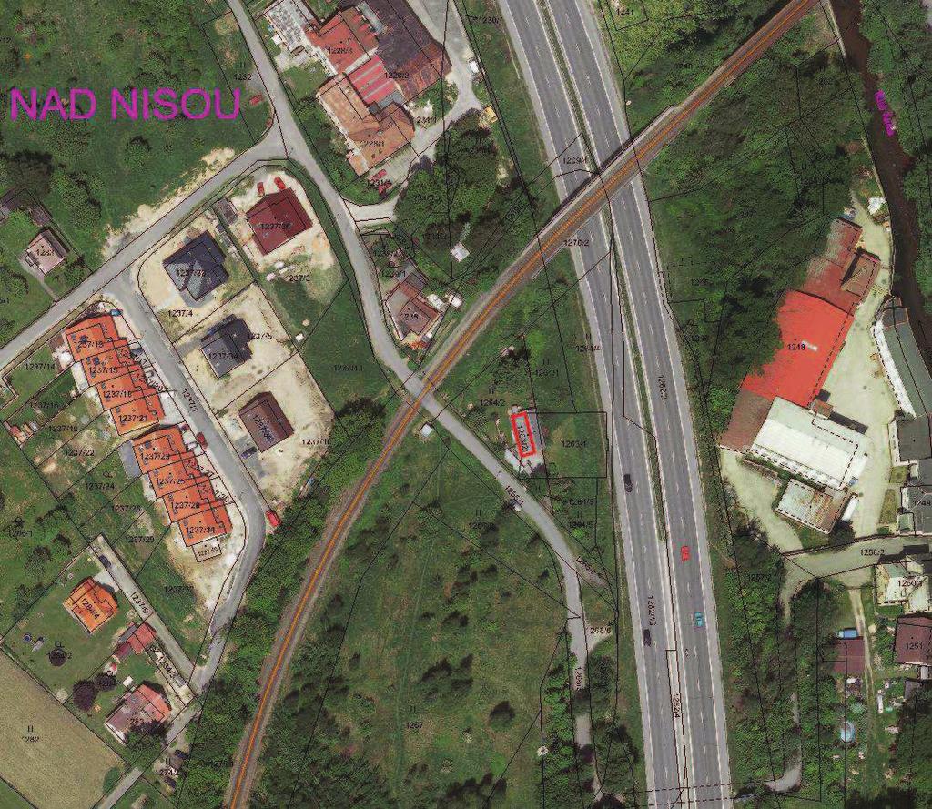 Nisou 57/2, 58/1 ZastavČná plocha a nádvoĝí, zahrady 82 m2, 664 m2 Plochy obþanského vybavení ZmČny využití stavby pro bydlení Plochy bydlení Návrh þ.