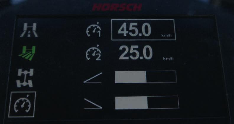 Aktivace tempomatu 4.10.5 Podmenu 7 9 11 12 13 8 10 Menu Tempomat ¾Lze volit mezi dvěma tempomaty. ¾Když se navolí tempomat, lze otočením knoflíku nastavit požadovanou rychlost.