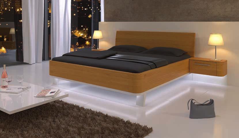 VALLY NEW VALLY INOVATION Postel VALLY NEW Spodní zaoblené rámy lůžka jsou vyrobeny z laminovaného materiálu (LTD). Jejich povrch je vždy hladký a je v bílé barvě.