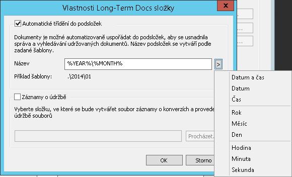 Dynamické proměnné pro sestavení šablony jsou uvedeny v následujícím seznamu: %DATETIME% datum a čas ve tvaru yyyy-dd-mm_hh-mm; např. 2009-06-15_18-45 %DATE% datum ve tvaru yyyy-mm-dd; např.