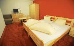 manželskou postelí a případně 1 či 2 opticky oddělenými ZDARMA samostatnými lůžky či přistýlkou, sociální zařízení Comfort 2+2-20 m² - pokoj s manželskou postelí a případně rozkládacím gaučem pro 2
