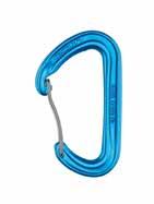 EN 12275 Eagle HMS K-lock zámek s pojistkou PEVNOST: 23 kn 10 kn EN 12275, EN 362 Screw Twist Triple Art. 02452 70 g Art. 02451 75 g Art.