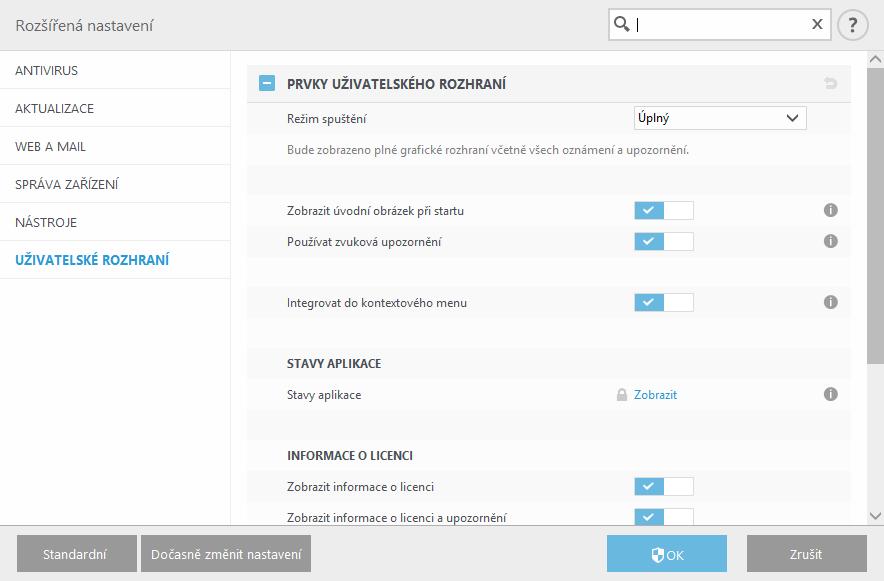 ESET File Security zobrazí