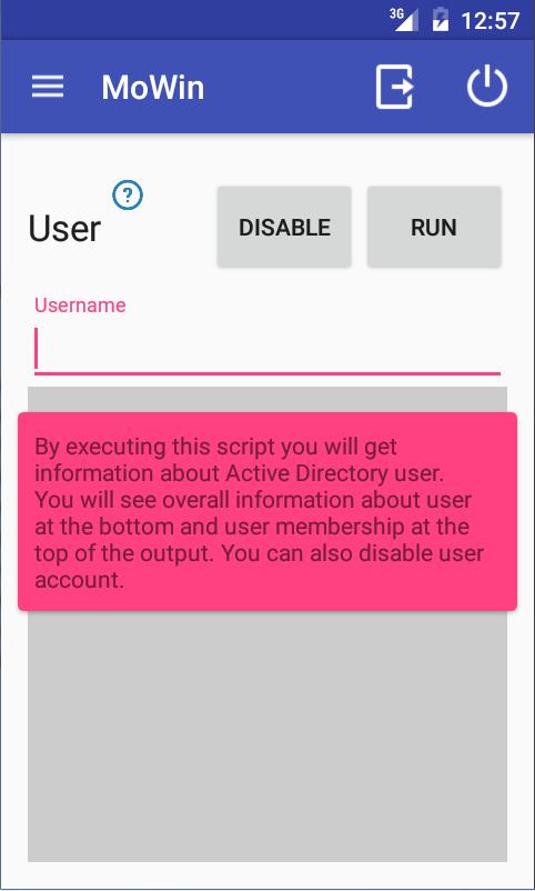4 ukazuje vytváření nového uživatele kde je zadán nevalidní vstup a ukázán dialog informující uživatele o tom co může vstup obsahovat za znaky.