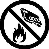 Bezpečnost Symbol Popis Nespalujte odpadní