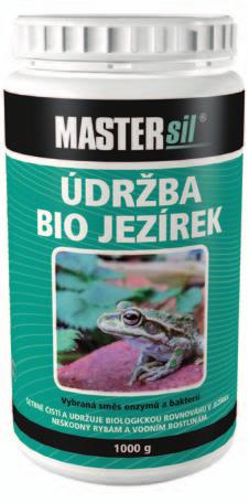 Organické nečistoty, kaly a odumřelé řasy slouží také jako potrava pro obsažené bakterie. Je šetrná k životnímu prostředí a živým organismům. Spotřeba: 100 g / ošetření cca 20 m 3, po dobu 1 měsíce.