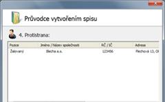 4.3 Ruční zadání V dialogu zadejte konkrétní parametry pro vyhledávání v insolvenčním rejstříku. Pokud necháte některé pole prázdné, nebude se podle tohoto parametru vyhledávat.