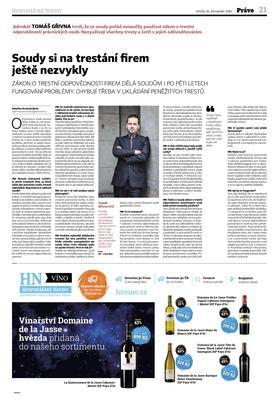 Sokol, držitel několika ocenění Právník roku volený laickou veřejností, je na přebírání cen jistě již zvyklý.