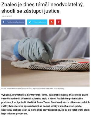 Tedy problém, na který jsme při diskuzi v rámci Prezidia Unie obhájců ČR narazili.