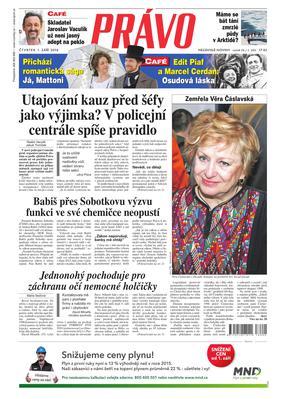 Zdroj: Právo Deník TN: 130 783 ks Strany: 1, 2 Kategorie: Zprávy Vydavatel: BORGIS, a.s. Autor: Radim Vaculík Jakub Troníček 1. září 2016 Utajování kauz před šéfy jako výjimka?