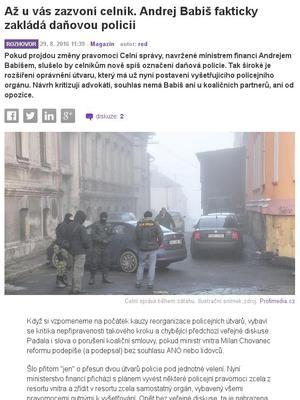 Až u vás zazvoní celník.