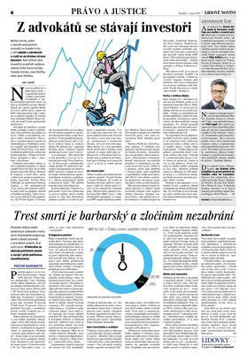 Strana: 6 Kategorie: Zprávy Vydavatel: MAFRA, a.s. 1.