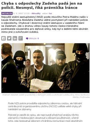 Kajínka Olomouci," zdůraznil mluvčí Malý. Kvůli těmto odposlechům podala ve druhé polovině února poprvé ve své historii trestní oznámení Unie obhájců.