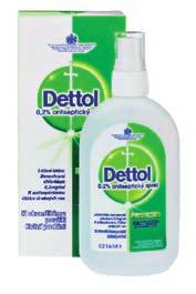 Dettol antibakteriální gel na ruce 50 ml 95 Kč 79 Kč Dettol 0,2% antiseptický sprej 100 ml 109 Kč 94 Kč Jednoduchý, rychlý, efektivní přípravek k