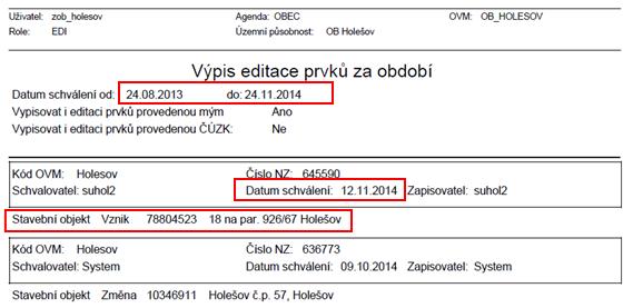 Poskytnutím výpisu kontrolovaný OVM mj. dokládá, že má nastavený přístup do ISÚI. Obr.