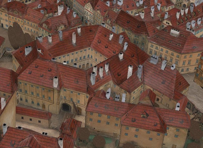 Praha v roce 1848 Pachtův dům(celetná 31) sídlo vrchního velícího důstojníka Alfréda Windischgrätze místo prvního střetu mezi