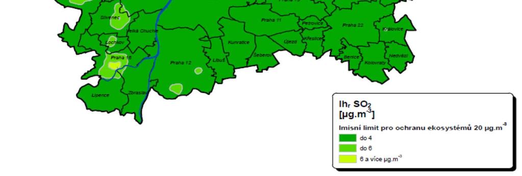 siřičitého na území hl. m.