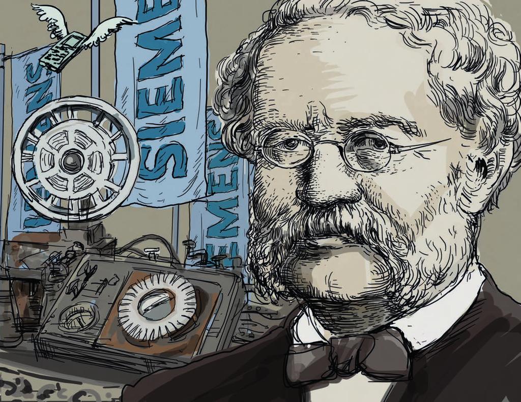 styl velikáni ERNST WERNER VON SIEMENS Ernst Werner von Siemens se narodil 13. prosince 1816 v městečku Lenthe nedaleko Hannoveru jako čtvrté ze 14 dětí v rodině nájemce statku.