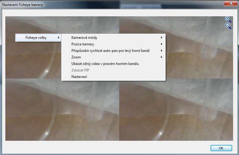 3. Klikněte pravým tlačítkem myši na zobrazení kamery a