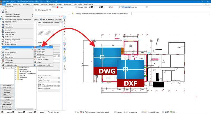 DWG/DXF rozhraní I v době BIM nebo možná právě proto zůstává rozhraní DWG/DXF jedním z hlavních rozhraní v CAD světě. Proto bylo zavedeno nejnovější rozhraní pro import a export DWG/DXF souborů.