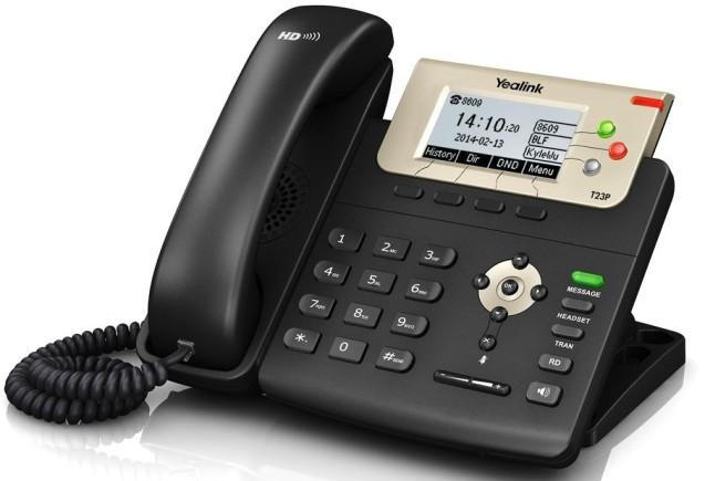 Ředitel společnosti Manažerský VoIP telefon Yealink SIP-T46G s velkým, 4,3 TFT-LCD displejem, seznam na 1000 kontaktů, duální 1Gb/s (směrovač / přepínač), integrovaný USB port pro připojení Bluetooth