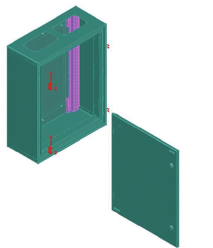 Rozváděčový systém Profi Plus Změna směru otevírání dveří Postup montáže: 1. Otevření dveří (úhel otevření cca 90 ) 2.